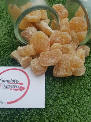 Gingembres en cube sucrés