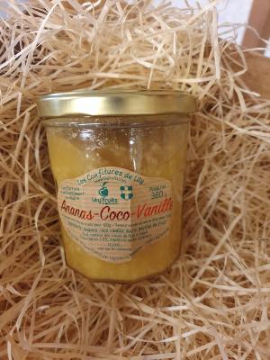 Confiture Ananas Coco Vanille